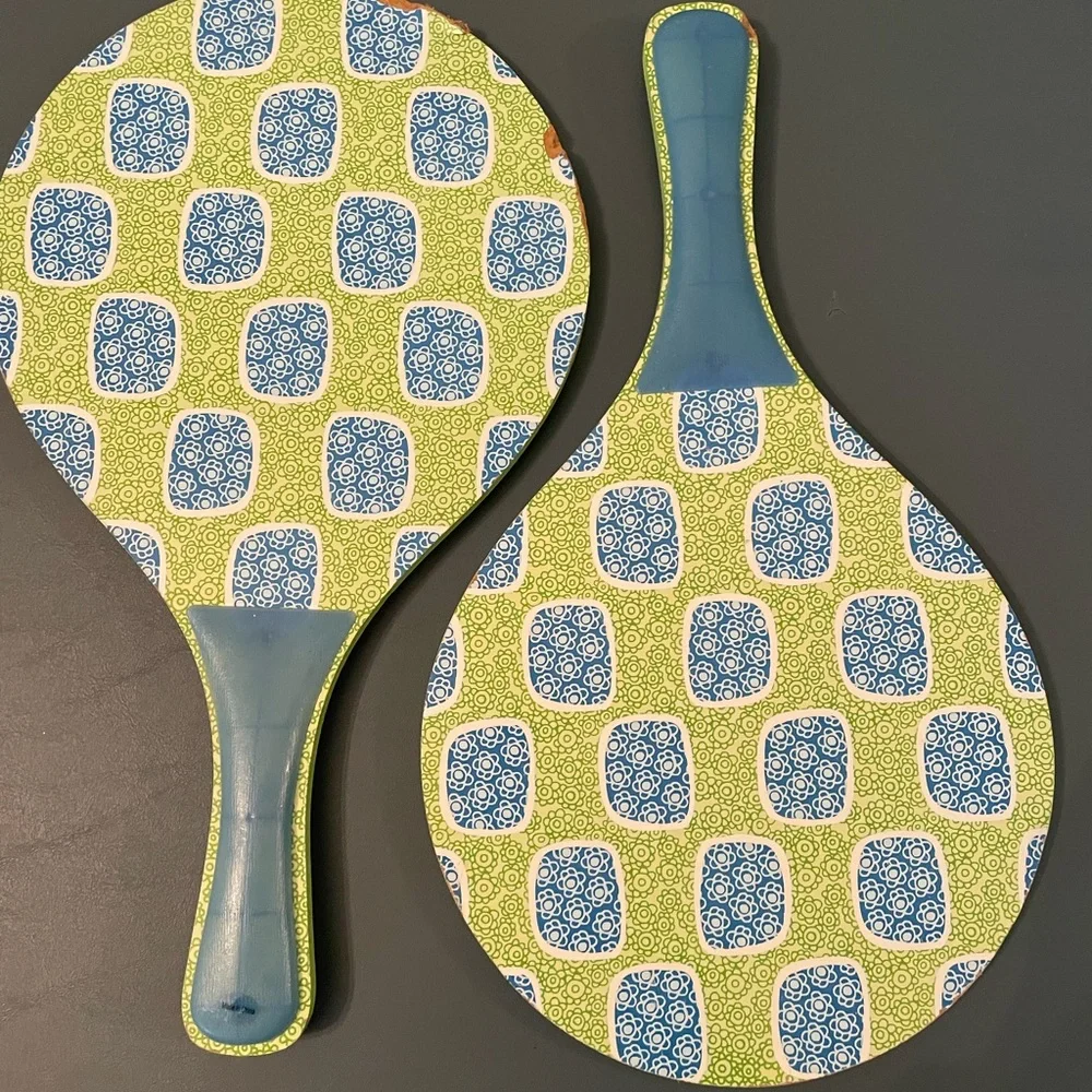 Vera Bradley Blue and Green Paddle Set - Picture 3 of 8